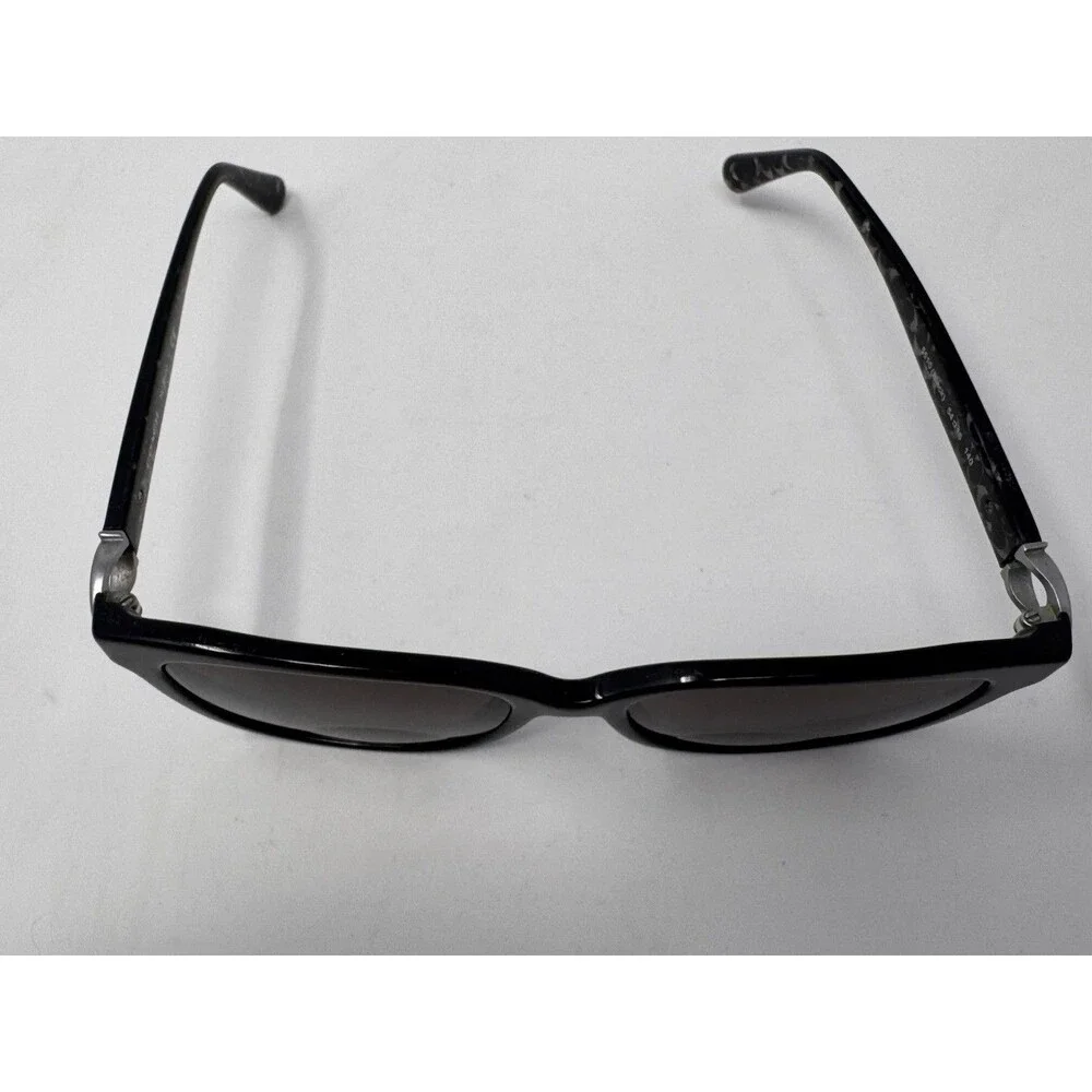 Coach Eyeglasses Frames HC6120 5510 Polished Black Cat Eye Full Rim 54-16-140